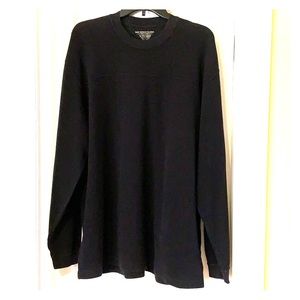 Bass long sleeve 100% Cotton Black shirt